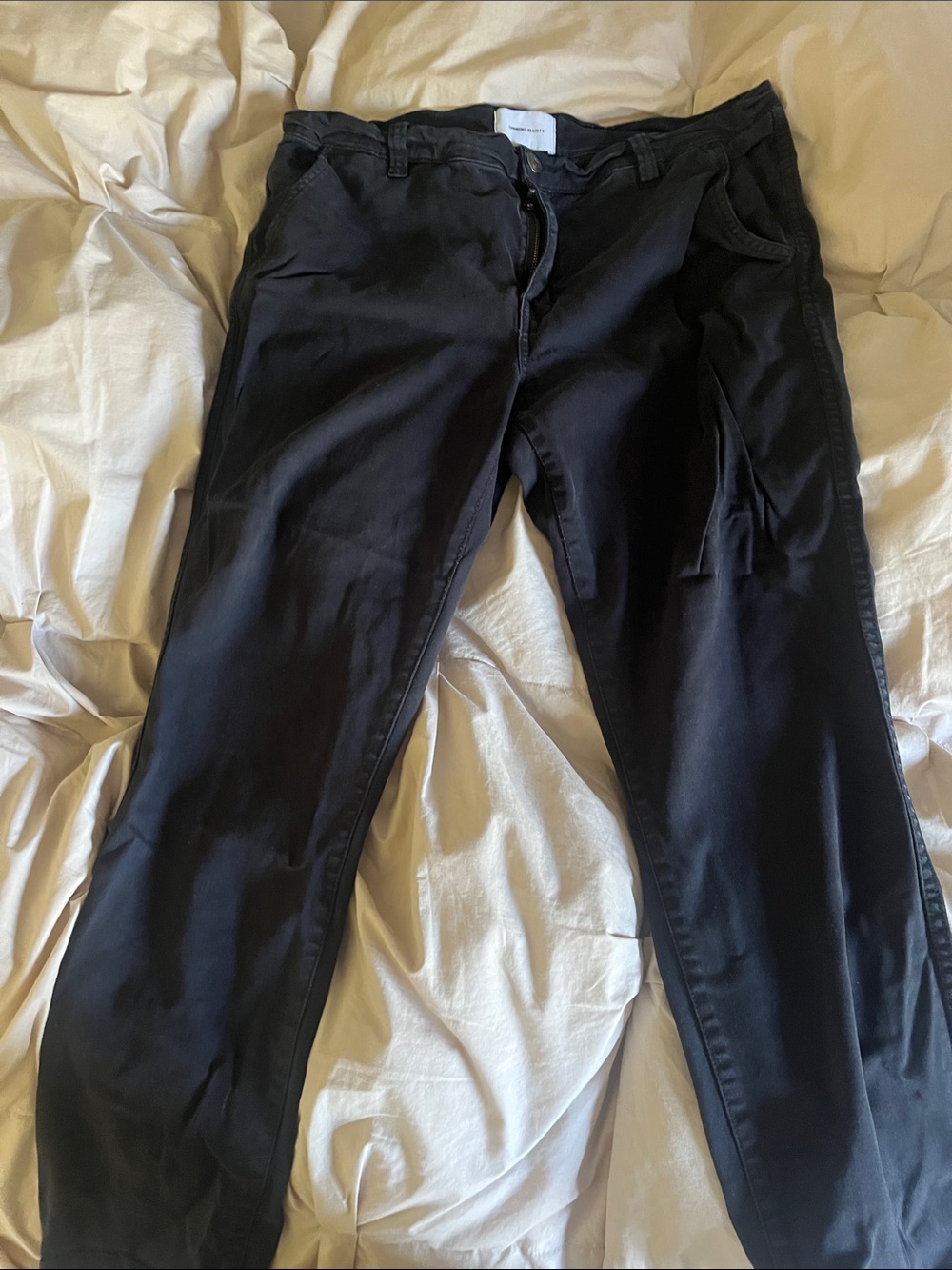 Current/Elliott Black Chino Pants